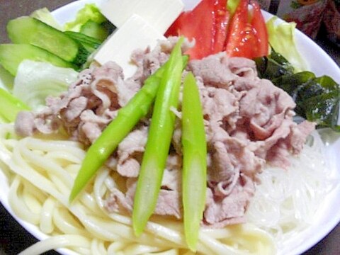 冷やし豚しゃぶうどん